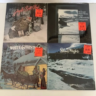 4 NEW SEALED Wayne Newton Christmas Vinyl 7.5" 33rpm Records - Image 1 of 4