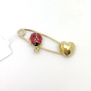 72664 Broche Mariquitas Esmaltado de Oro Amarillo 18KT - Imagen 1 de 1