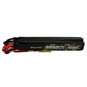 Gens Ace 25C 1500mAh 3S 11.1V Nunchuck 3X Airsoft Gun Lipo Battery mini Tamiya - Bild 1 von 5