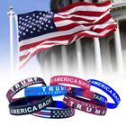 8 Pack Trump 2024 Silicone Bracelet PartyFavor Keep GreatWristband America M8S7
