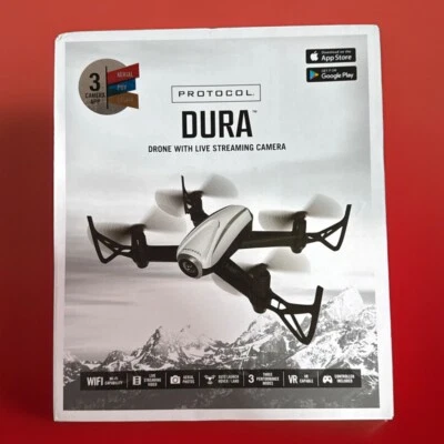 Protocol Air Dura Drone W/WiFi Live Video Streaming Camera - Image 1 of 4