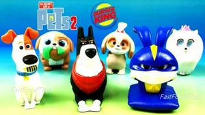 The Secret Life of Pets 2 2019 juguete Burger King Max Daisy Gidget encurtidos bola de nieve - Imagen 1 de 15