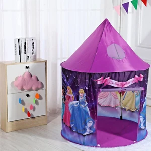Spielzelt für Kinder KINDER Schloss ZELT MÄDCHEN Disney Prinzessin Spaß SPIELHAUS GESCHENK - Bild 1 von 6