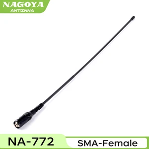 Nagoya NA-772 SMA-F Dual Band Antenna F Wouxun/Retevis Walkie Talkies 144/430MHz - Picture 1 of 4