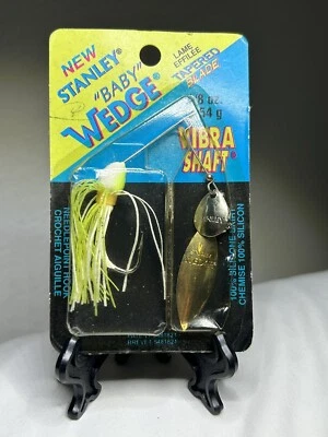 Nuevo señuelo vintage Stanley Baby Wedge Vibra Shaft 1/8 oz WS18-75W ~ México Foto 1 de 3