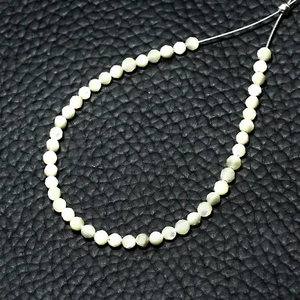 4,60 kt Natürlicher Mondstein Fecettierte Rondelle Perlen Lose Edelstein Größe 2 mm 42 Stck. - Bild 1 von 6