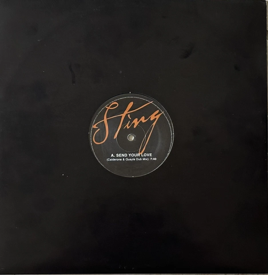 Sting - Send Your Love Remixes - Brand New Never Played Ltd Edition Promo 12” - Image 1 of 4