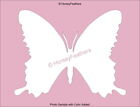 New-Butterfly C STENCIL~Bigger Sizes DIY UPick Insect Cabin Flowers 4H Spring