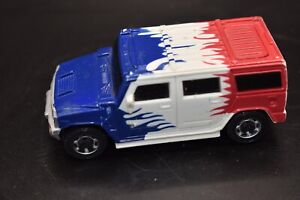 Playmates Red White and Blue 2004 Hummer H2 Made in China