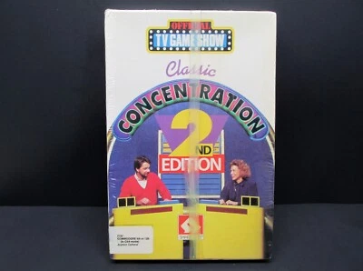 Classic Concentration: 2nd Ed., Commodore 64 / 128, Disk, Share Date 1987, New - Image 1 of 4