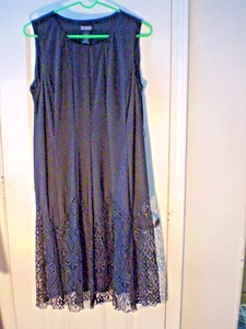 Soho Apparel Dress Black Lg Lace bust 38" waist 38" hips 44" - Picture 1 of 2