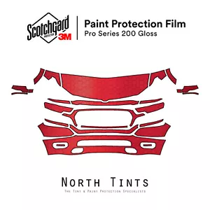 Dodge Ram 1500 Limited 2019-2024 3M PRO Series PreCut Paint Protection Clear Bra - Picture 1 of 6