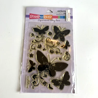 NUEVO Fiskars Estampillas Transparentes Borde Rueda Verano Alas Mariposas Libélulas Foto 1 de 3