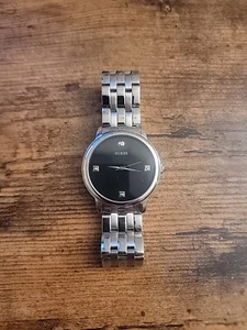 Reloj analógico de cuarzo Guess para hombre U10058G1 esfera negra acero inoxidable 40 mm 7 1/4" - Imagen 1 de 2