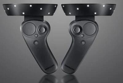 Pair Samsung HMD Odyssey Controller Left AA-HC1HULB & Right AA-HC1HURB - Image 1 of 2