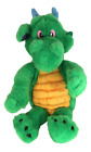 Vintage Liberty Toy 1998 Dragon Plush Stuffed Animal Green 20" Long