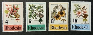 RHODESIA 1976 SG533-36 TREES OF RHODESIA - MNH - Picture 1 of 1