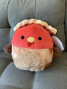 Gavi The Turkey 8” Squishmallows BNWT Fall 2022 CANADA EXCLUSIVE HFT - Picture 1 of 3