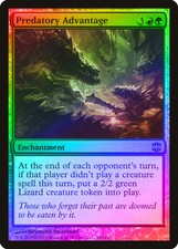 Predatory Advantage FOIL Alara Reborn NM Red Green Rare MAGIC CARD ABUGames