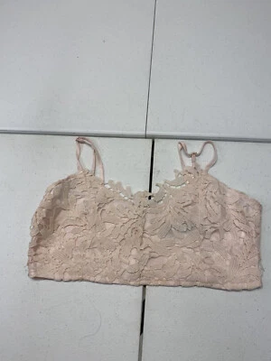 Sexy bralette de encaje rosa Misguided para mujer talla 6 E Foto 1 de 4