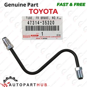 GENUINO TOYOTA 03-09 4RUNNER FJ CRUISER TUBO FRENO DELANTERO DERECHO N.º4 47314-35320 - Imagen 1 de 10