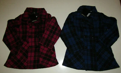 LONDON FOG Girls Lined Fancy Jacket Coat Blue Pink Sparkly 2T 3T 4T 5 6 NWT - Image 1 of 2