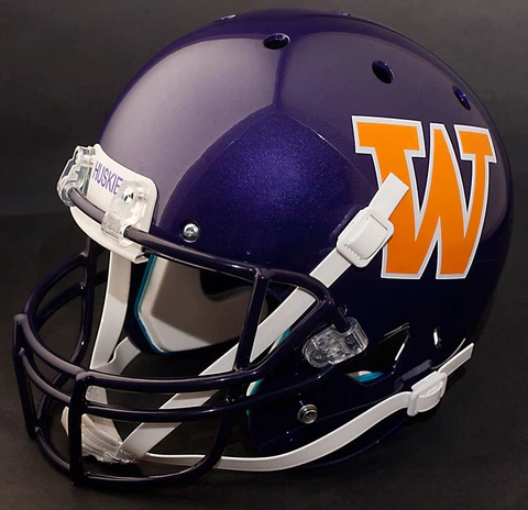 WASHINGTON HUSKIES 1995 Schutt AiR XP Authentic GAMEDAY Football Helmet Cover
