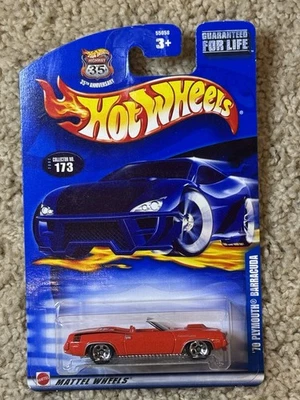 Hot Wheels '70 Plymouth Barracuda 2002 convertible coleccionista #173 Foto 1 de 2