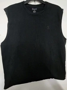 Champion Tank Top Mens 2XL Black Sleeveless Shirt Athletic Gym Workout - Picture 1 of 7