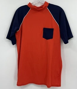 Lands End Rash Guard Youth Size XL 18-20 Swim Shirt Short Sleeve - Picture 1 of 9