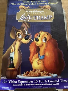 Vintage Disney’s Masterpiece “Lady and the Tramp" Home Video Poster Promo C9042 - Picture 1 of 7