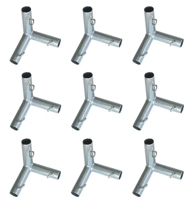 Conector de toldo 3/4" R X 3/4" D X 5-11/16" L acero al carbono AHC 802297 PAQUETE DE 9 Foto 1 de 2