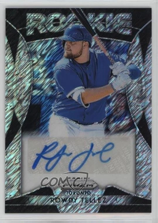 2019 Panini Prizm Rookie Auto Shimmer Prizm /7 Rowdy Tellez #RA-RT Auto RC - Image 1 of 2