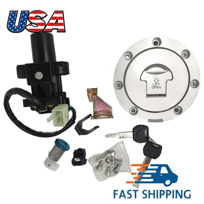 Interruptor de encendido tapa de gas combustible bloqueo de asiento juego de llaves para Honda CBR600F4/F4I 2001-2006 Foto 1 de 4