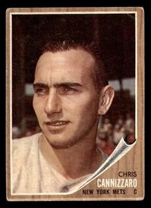 1962 Topps Chris Cannizzaro #26 VG New York Mets - Picture 1 of 2