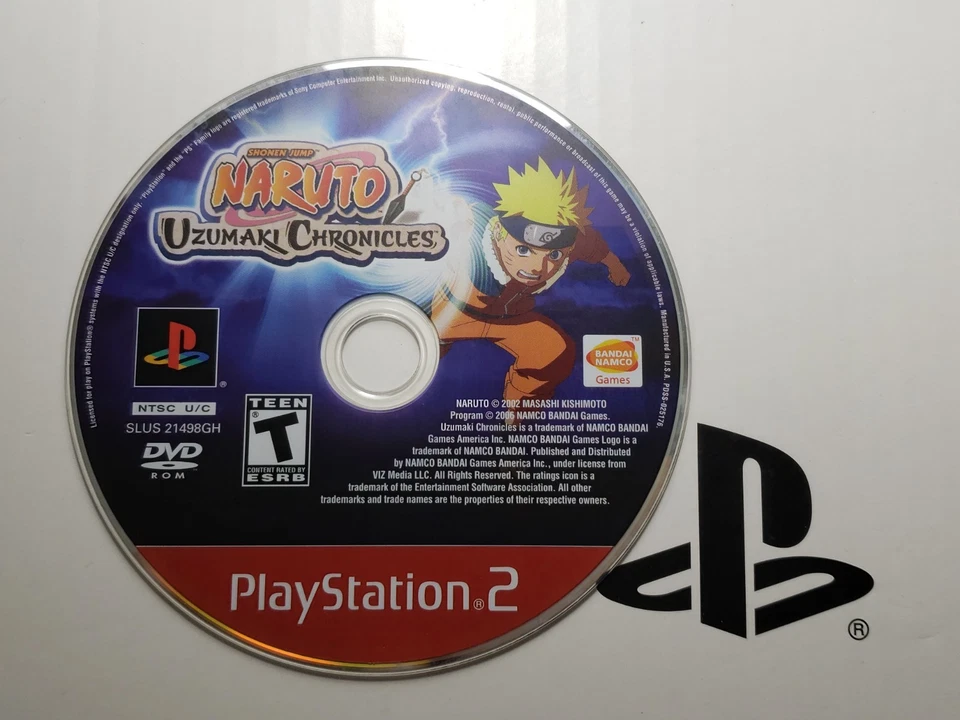 --DISC ONLY-- Naruto: Uzumaki Chronicles (Playstation 2, PS2) Greatest Hits - Image 1 of 1