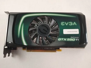EVGA NVIDIA GeForce GTX 550 Ti 1 GB GDDR5 PCI Express 2.0 x16 Video Card - Picture 1 of 6