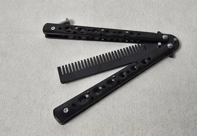 Ferramenta de treino prática de metal borboleta cor preta - Imagem 1 de 3