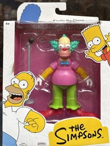 Jakks The Simpsons 5in Krusty The Clown Action Figure NIB The Simpsons Show! - Picture 1 of 14