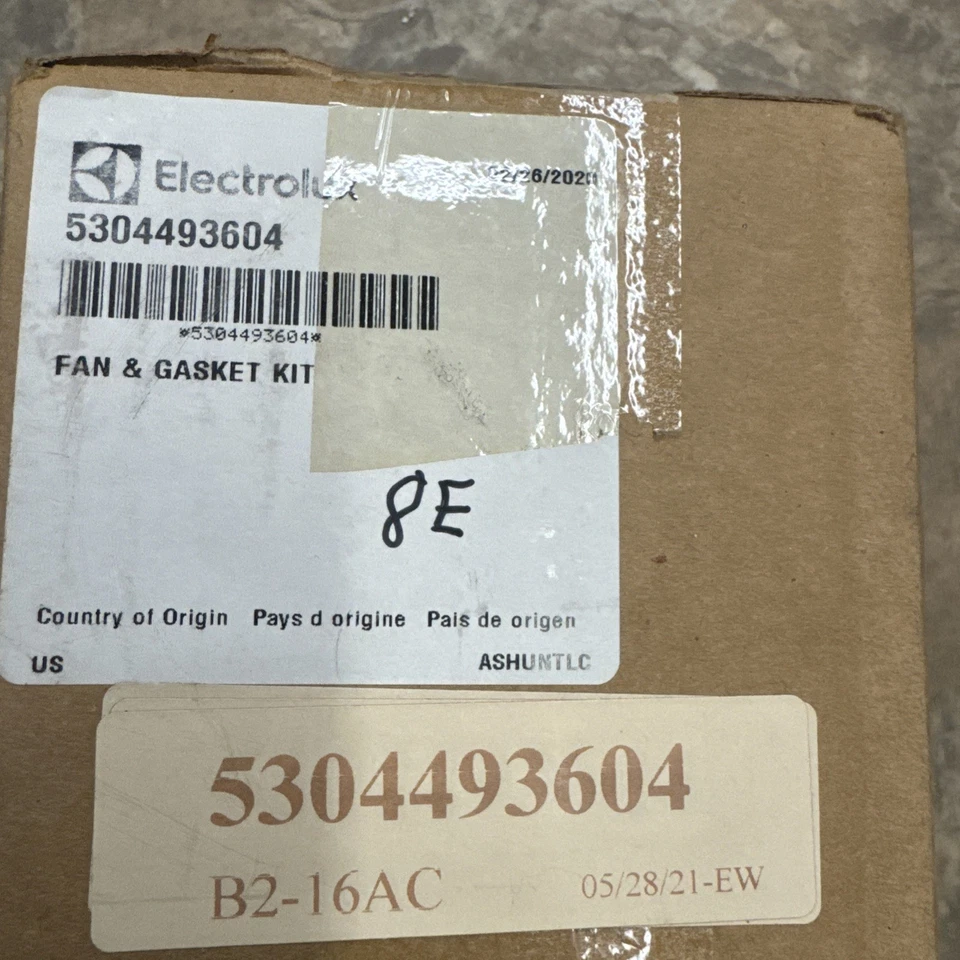 Kit de ventilador y junta Frigidaire 5304493604. OEM. Nuevo stock antiguo Foto 1 de 1