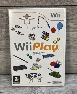 Wii Play (Nintendo Wii, 2008) UK PAL - Complete with Manual - Image 1 of 3