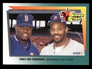 1992 Fleer Today and Tomorrow Mo Vaughn / Cecil Fielder #705 - Picture 1 of 2