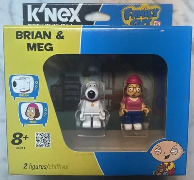 Juego de figuras construibles K'Nex Family Guy 44041 Brian & Meg (2013) - NUEVO - SELLADO Foto 1 de 4