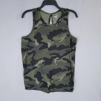 Camiseta sin mangas Old Navy Active para mujer mediana camuflaje poliéster spandex Foto 1 de 4