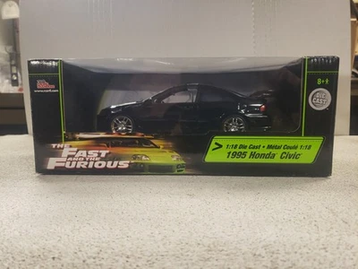 Racing Champions Fast And The Furious 1:18 Die Cast 1995 Honda Civic nuevo en caja Foto 1 de 4