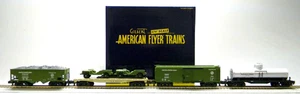 Rare S Gauge American Flyer US Army 4 Packs A Set 2119320 / Brand New in Box - Picture 1 of 11