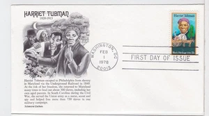 TurtlesTradingPost- Harriet Tubman- 1978 #1744 FDC - Aristocrat Cachet - Picture 1 of 1
