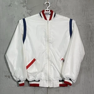 Vintage 80s Fila Windbreaker Men’s Size XL Removal Sleeves - Picture 1 of 9