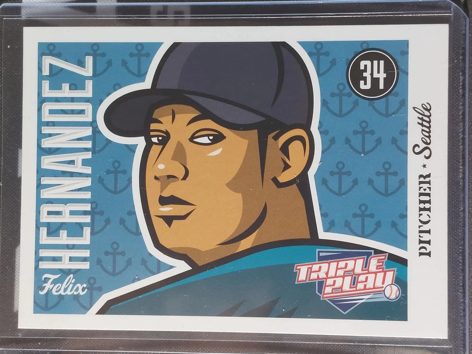 Felix Hernandez 2012 Panini Triple Play #74 - Image 1 of 1