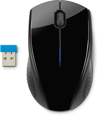 HP 220 Wireless Mouse, Contoured and Ergonomic, Blue LED Technology, Black Black - Image 1 of 3